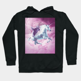 Epic Space Sloth Riding On Unicorn Hoodie